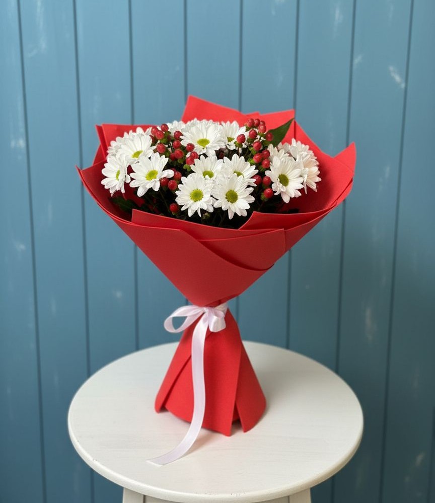 Букет цветов из: Хризантемы в Ильском