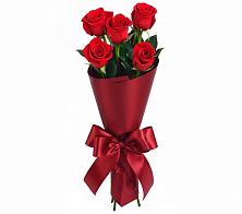 Букет 5 Красных роз Эдлесс Лав в Ильском