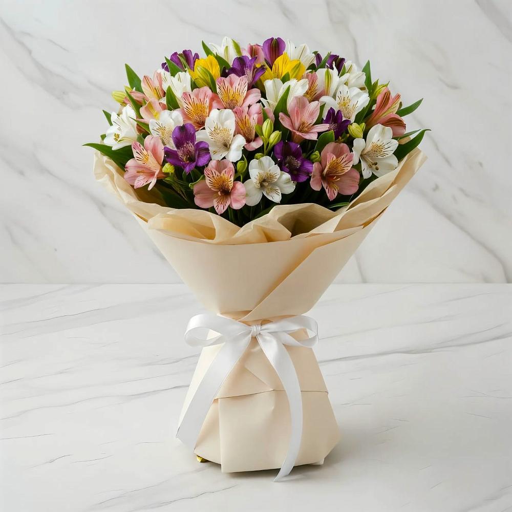 Букет цветов из: Альстромерии в Ильском