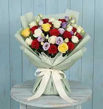 Букет цветов из:  Розы в Ильском