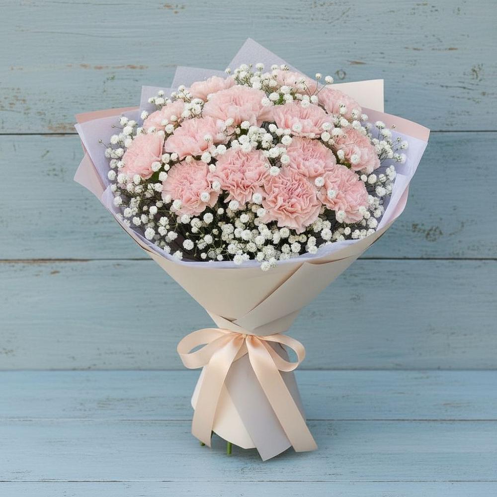 Букет цветов из: Гвоздики в Ильском