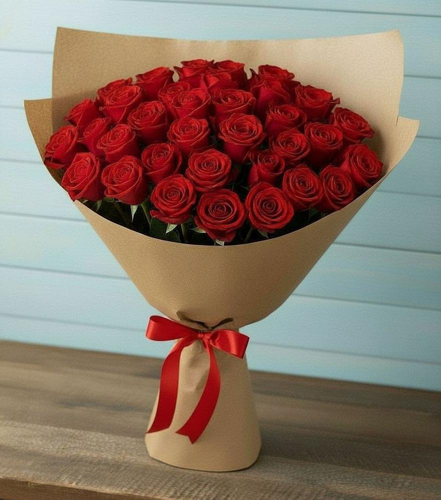 Букет Красные розы Милано в Ильском