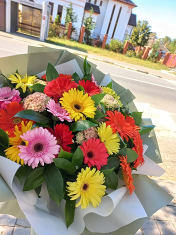 Букет цветов из: Герберы в Ильском