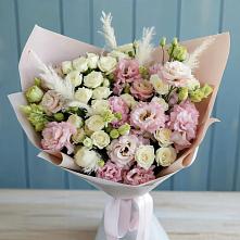 Букет цветов из:  Альстромерии и Розы #REPLACE_PRED# Ильском