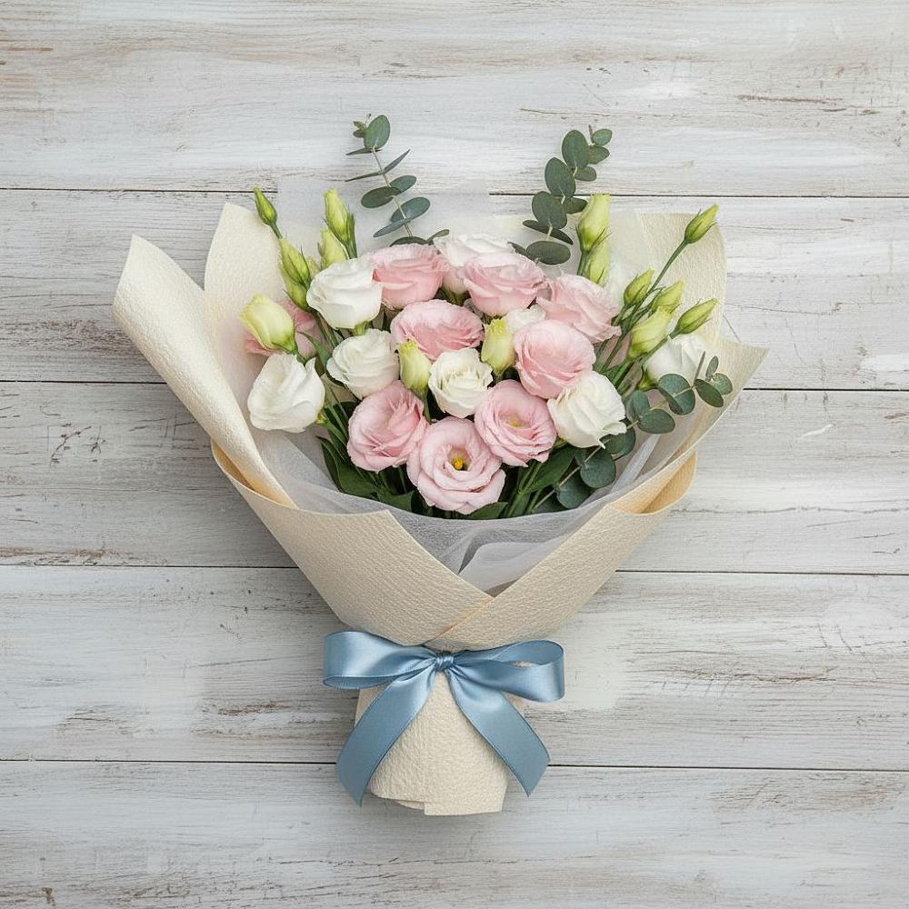 Букет цветов из: Лизиантусы в Ильском